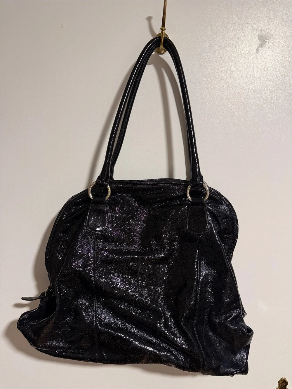 HOBO Black Leather Shoulder Bag